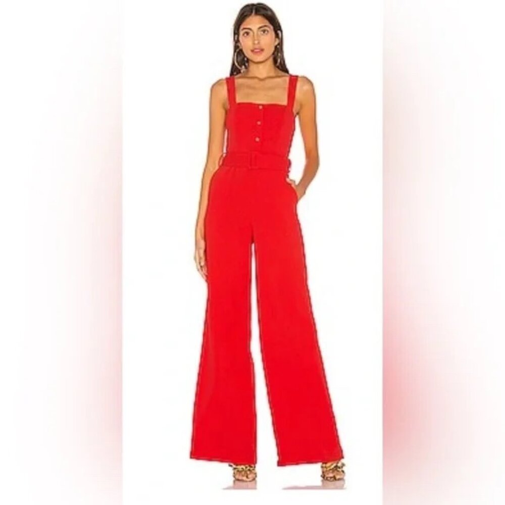 L'Academie Red Jumpsuit